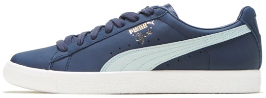 (Women) Puma Clyde 'Blue and White' 369293-02 (Women) Puma Clyde 'Blue and White' 369293-02