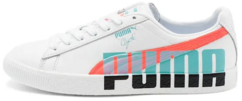 (Women) Puma Clyde 'Logo' 371811-02 Buy (Women) Puma Clyde 'Logo' 371811-02