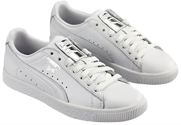 (Women) Puma Clyde Core Foil 'White Silver' 364670-04 Order (Women) Puma Clyde Core Foil 'White Silver' 364670-04