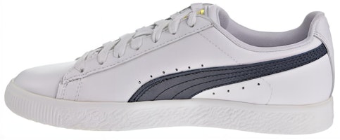 (Women) Puma Clyde Core Leather Foil 'White Navy' 364670-02 (Women) Puma Clyde Core Leather Foil 'White Navy' 364670-02
