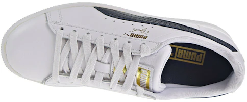Lookbook (Women) Puma Clyde Core Leather Foil 'White Navy' 364670-02
