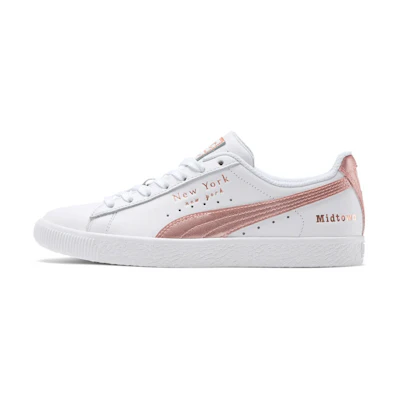 (W) Puma Clyde NYC Shoes White