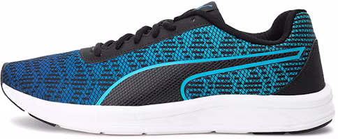 (Women) Puma Comet Ipd Low Running Shoes Black/White/Blue 364763-05 (Women) Puma Comet Ipd Low Running Shoes Black/White/Blue 364763-05