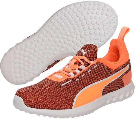 (Women) Puma Concave Pro Low Top Running Shoes Brown/Orange/White 192880-02 Purchase (Women) Puma Concave Pro Low Top Running Shoes Brown/Orange/White 192880-02