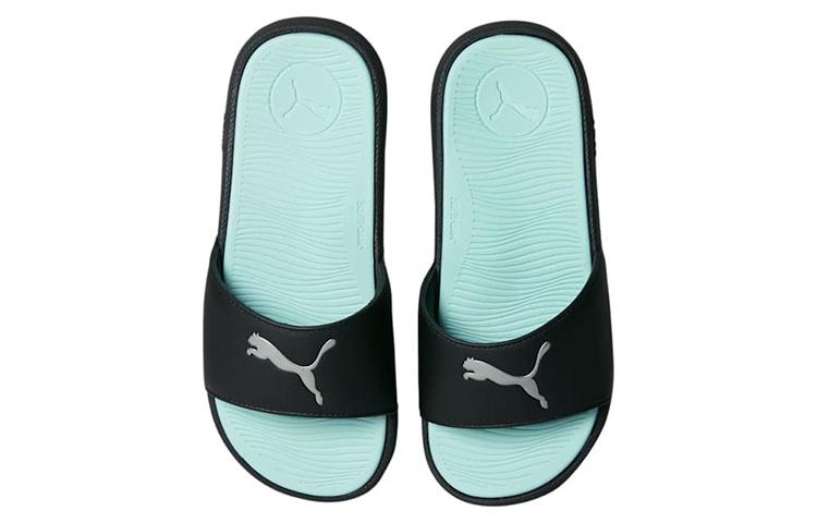 Order (W) 푸마 쿨캣 2.0 슬라이드 (블랙/페일핑크) 390963-06