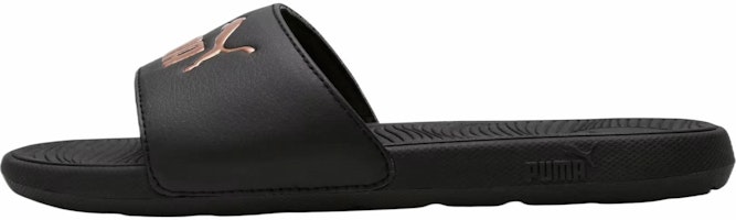 (Women) Puma Cool Cat 2.0 Slide 'Black Rose Gold' 389108-02 (Women) Puma Cool Cat 2.0 Slide 'Black Rose Gold' 389108-02