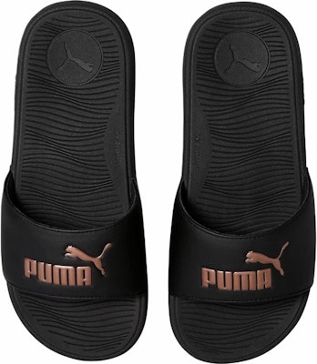 (W) Puma Cool Cat 2.0 Slide 'Hitam Rose Gold'. 389108-02 Lookbook (W) Puma Cool Cat 2.0 Slide 'Hitam Rose Gold'. 389108-02