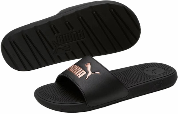 (W) Puma Cool Cat 2.0 Slide 'Hitam Rose Gold'. 389108-02 Shop (W) Puma Cool Cat 2.0 Slide 'Hitam Rose Gold'. 389108-02