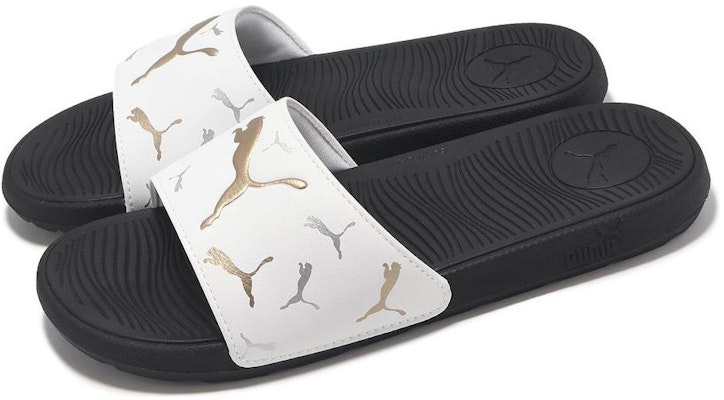 (W) Puma Cool Cat 2.0 Slide 'Toss - Putih Emas Tim' 393338-05 Lookbook (W) Puma Cool Cat 2.0 Slide 'Toss - Putih Emas Tim' 393338-05