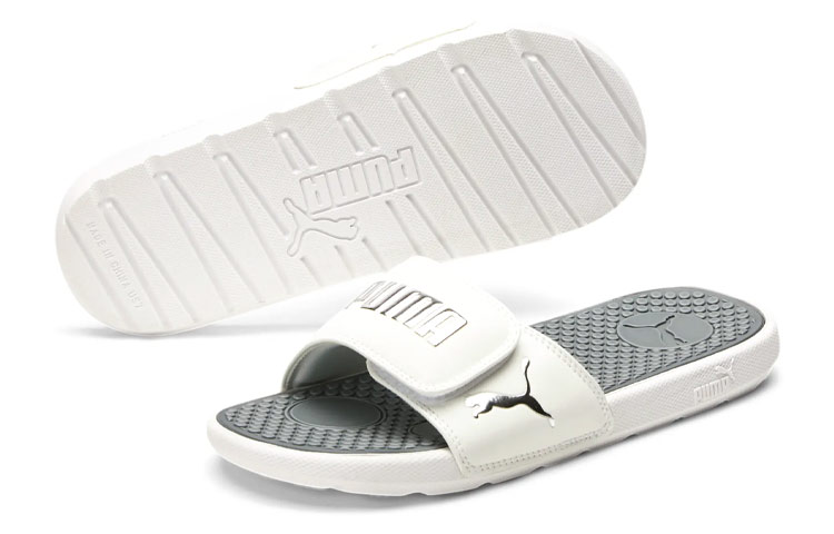 (W) Puma Cool Cat 5 Slides 'White Silver' 圖 4