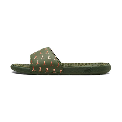 (W) Puma Cool Cat Bold 2 Slippers Green