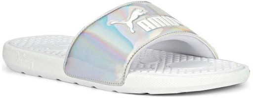 (W) Puma Cool Cat Distressed Slide 'Perak Putih' 386722-01 Lookbook (W) Puma Cool Cat Distressed Slide 'Perak Putih' 386722-01