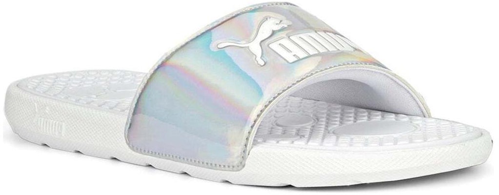 (Women) Puma Cool Cat Distressed Slide 'Silver White' 386722-01 Lookbook (Women) Puma Cool Cat Distressed Slide 'Silver White' 386722-01