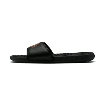 (W) Puma Cool Cat Slide 'Black Rose Gold'
