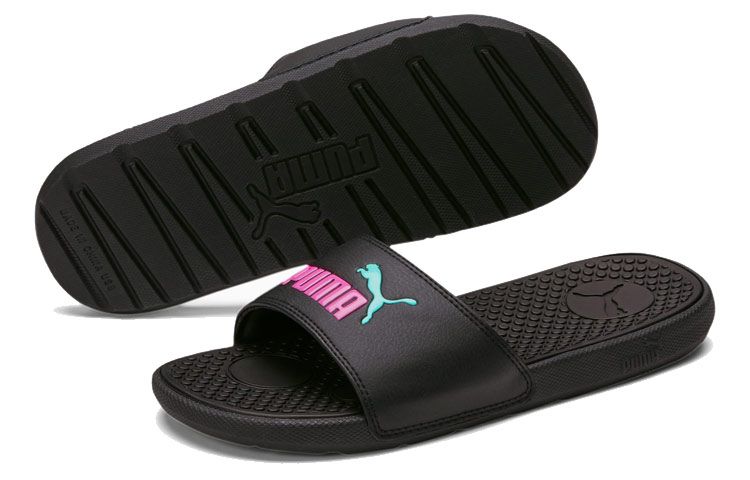 (W) Puma Cool Cat Slides 'Black Luminous Pink' 圖 4