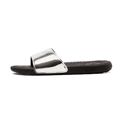 (W) Puma Cool Cat Sport Foil Metallic Silver