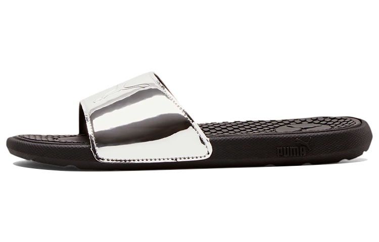 (Women) Puma Cool Cat Sport Foil Metallic Silver 373841-01