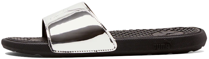 (Women) Puma Cool Cat Sport Foil Metallic Silver 373841-01 (Women) Puma Cool Cat Sport Foil Metallic Silver 373841-01