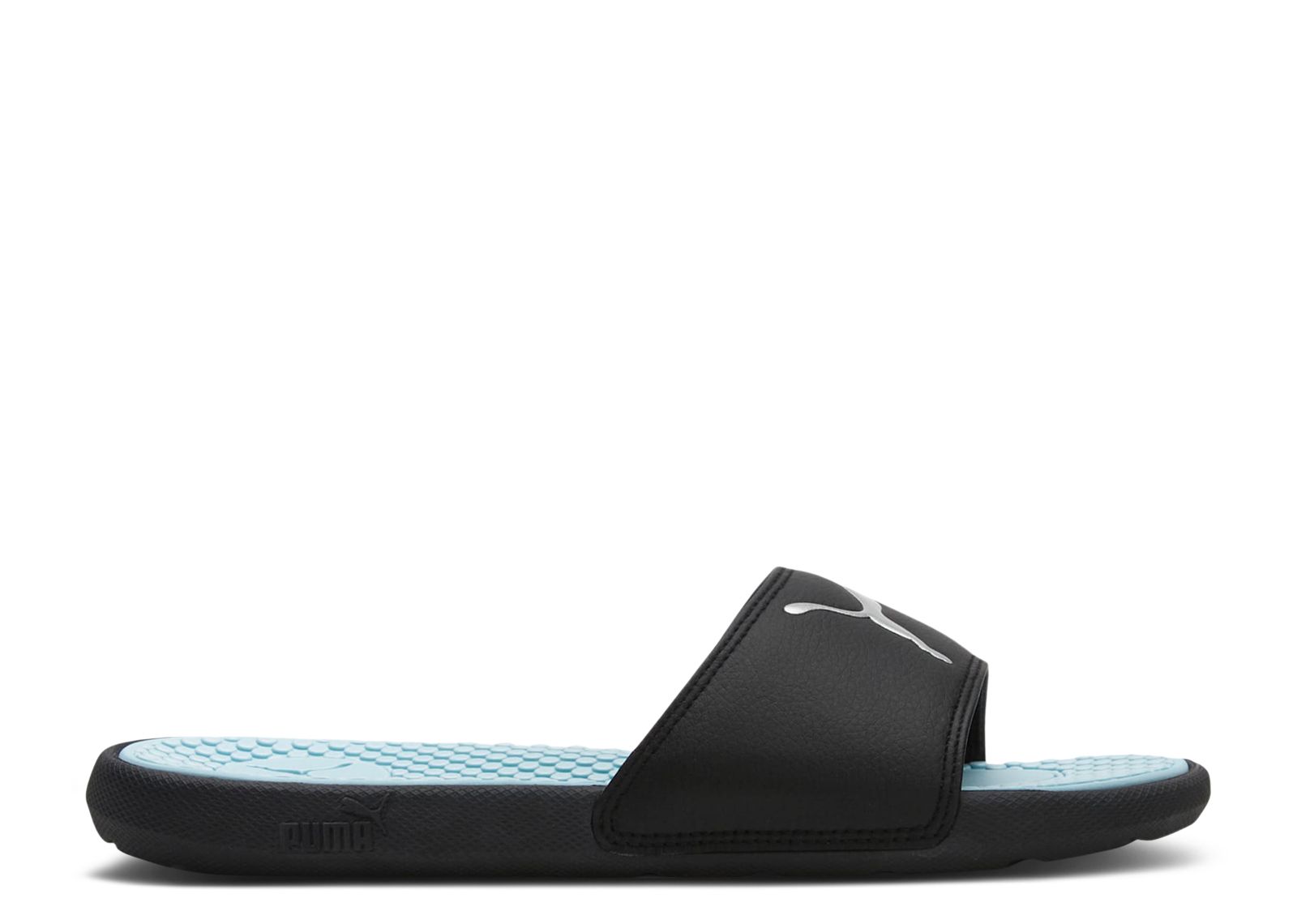 (Women) Puma Cool Cat Sport Slide 'Black Blue Glow'  371016-21
