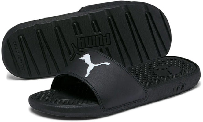 (Women) Puma Cool Cat Sport Slide 'Black White' 371016-04 Shop (Women) Puma Cool Cat Sport Slide 'Black White' 371016-04