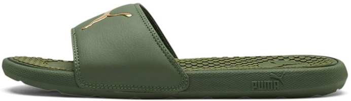 (Women) Puma Cool Cat Sport Slide 'Olivine Team Gold' 371016-15 (Women) Puma Cool Cat Sport Slide 'Olivine Team Gold' 371016-15