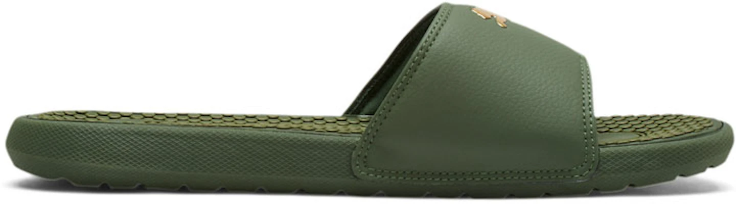 (W) Puma Cool Cat Sport Slide ''Olivine Team Gold'' Slippers 371016-15 Order (W) Puma Cool Cat Sport Slide ''Olivine Team Gold'' Slippers 371016-15