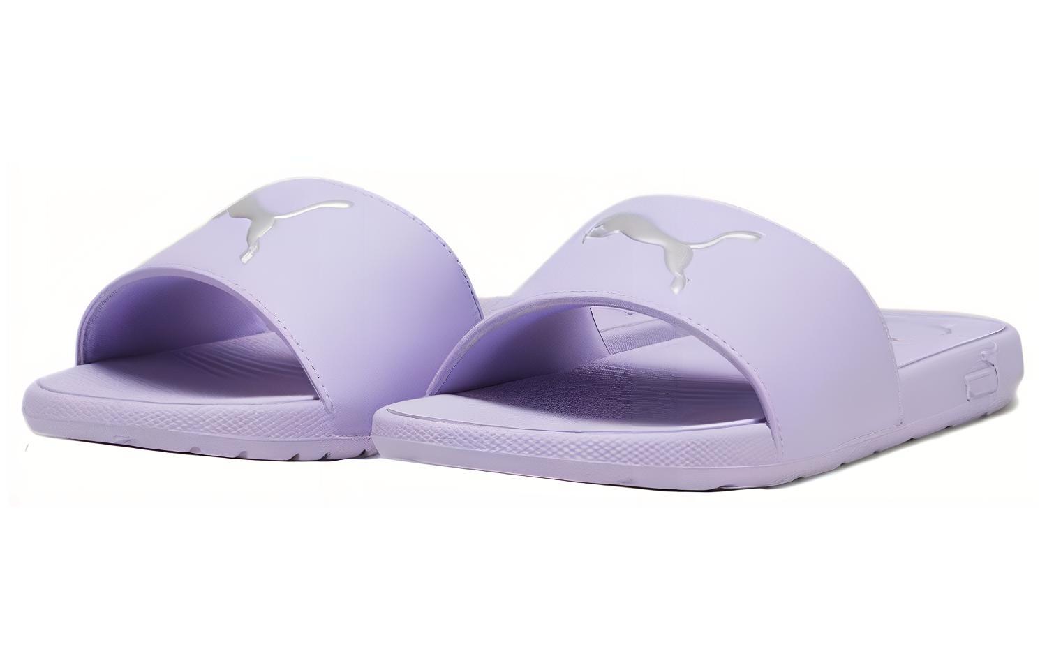 Order (W) プーマ クールキャット スポーツ スライド (Vivid Violet Silver) 390963-12