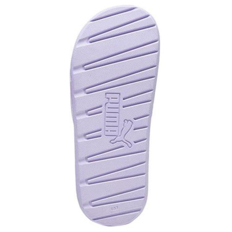 Shop (W) プーマ クールキャット スポーツ スライド (Vivid Violet Silver) 390963-12