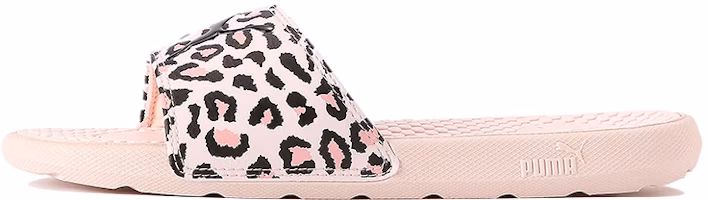 (Women) Puma Cool Cat Sports Leopard Sandals Pink 373844-02 (Women) Puma Cool Cat Sports Leopard Sandals Pink 373844-02