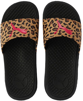 (Women) Puma Cool Cat Sports Leopard Slipper Black 373844-01 Lookbook (Women) Puma Cool Cat Sports Leopard Slipper Black 373844-01