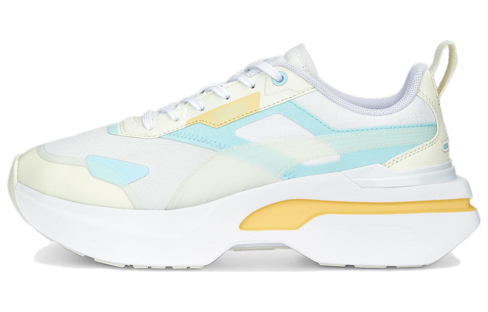 (W) Puma Cosmo Rider Soft 'White Blue Yellow'