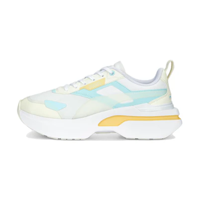 (W) Puma Cosmo Rider Soft 'White Blue Yellow'