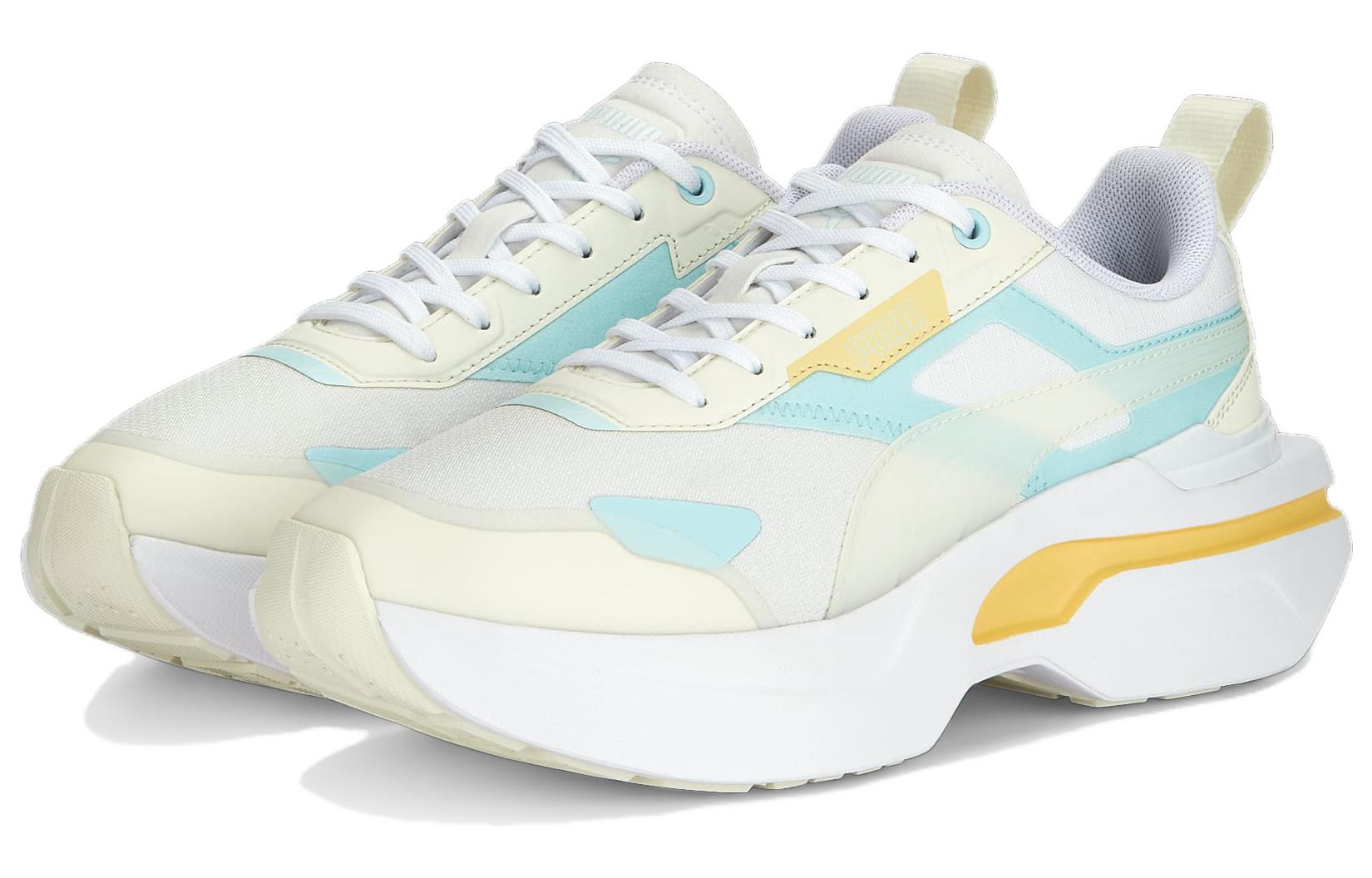 (W) Puma Cosmo Rider Soft 'White Blue Yellow' 圖 3