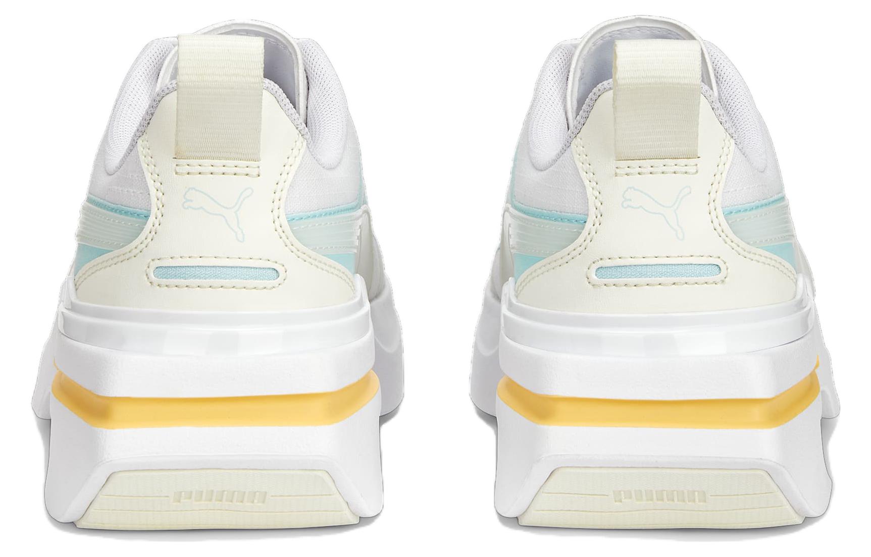 (W) Puma Cosmo Rider Soft 'White Blue Yellow' 圖 4