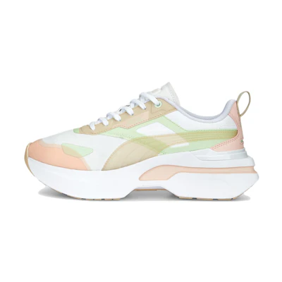 (W) Puma Cosmo Rider Soft 'White Pink Green'