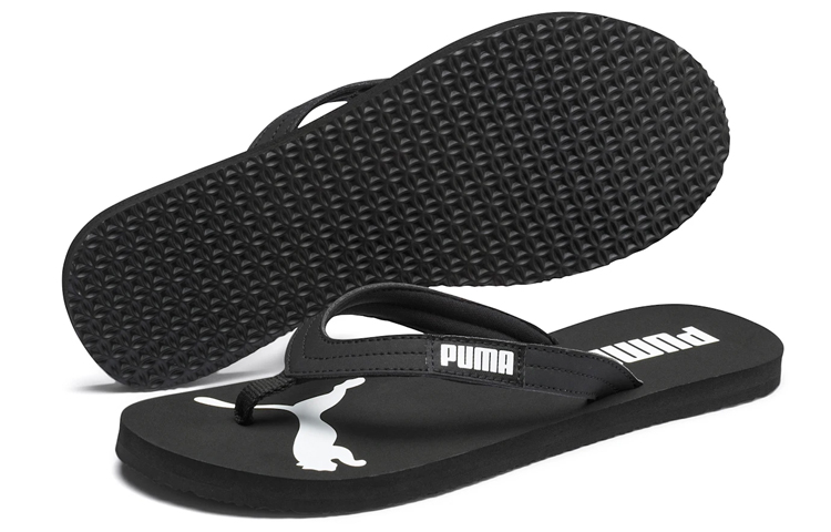 Order (Women) Puma Cosy Flip Sandals Black 370290-04