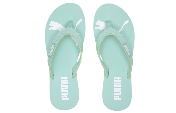Order (Women) Puma Cosy Flip Sandals Green 370290-06