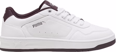 (Women) Puma Court Classy 'White Midnight Plum' 395021-08 (Women) Puma Court Classy 'White Midnight Plum' 395021-08