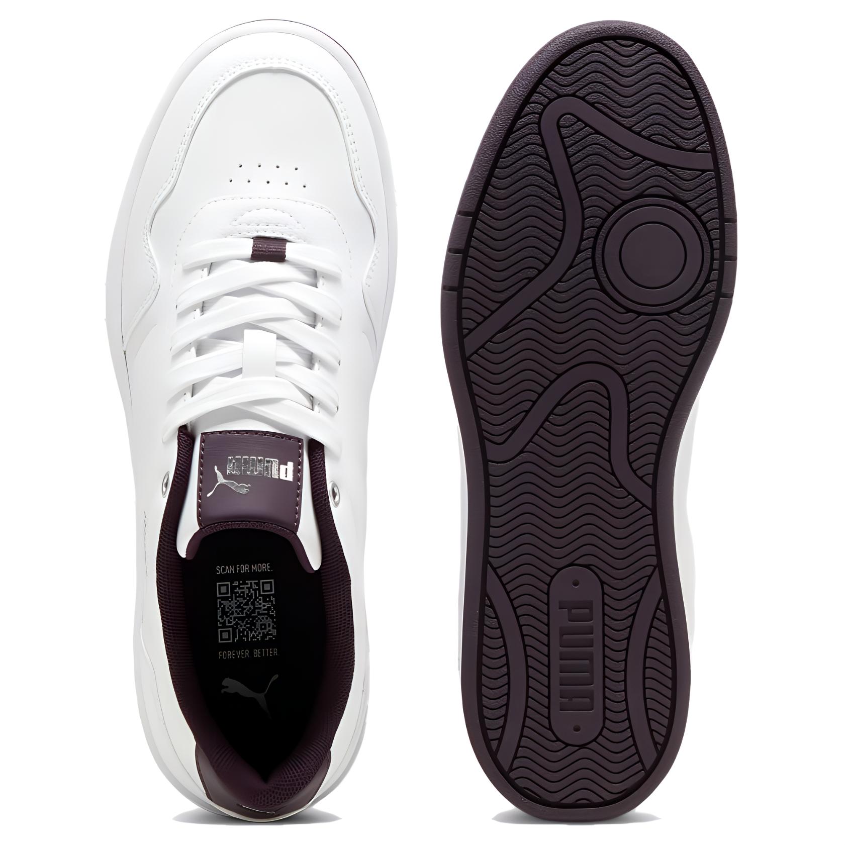 Shop (W) Puma Court Classy 'Blanco Midnight Plum' 395021-08