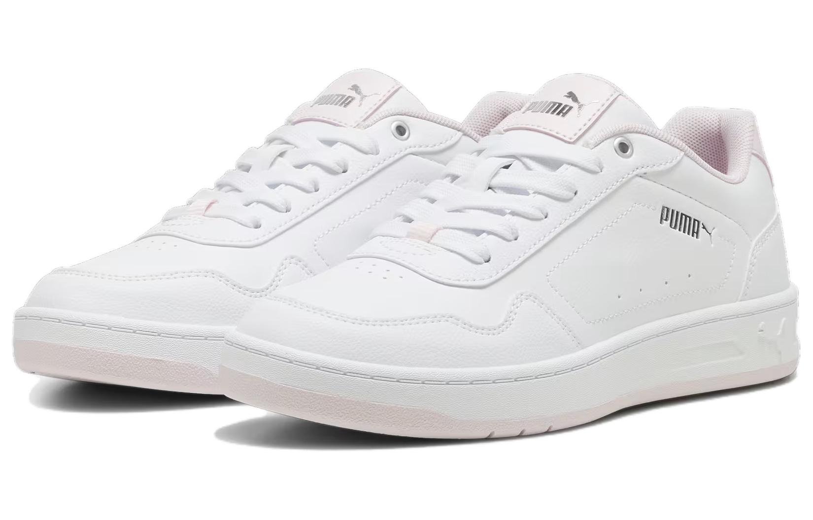 Lookbook (W) Puma Court Classy 'Blanco Rosa Plata' 395021-04