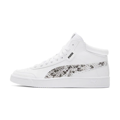 (W) Puma Court Legend Mid-Casual Shoes White