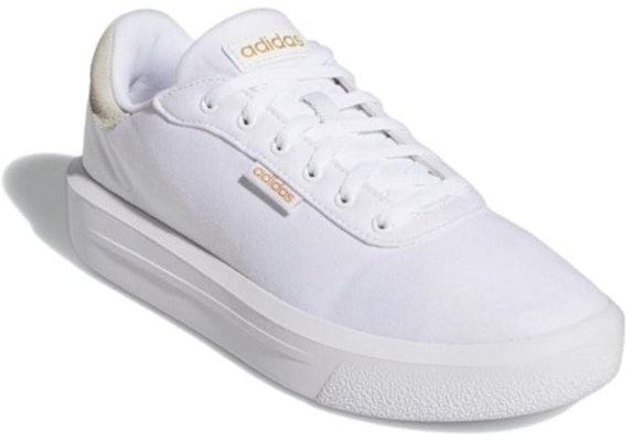 (W) プーマ コートプラットフォームCLN 白/ゴールド (Puma Kōto Purattofōmu CLN Shiro/Gōrudo) GZ1689 Lookbook (W) プーマ コートプラットフォームCLN 白/ゴールド (Puma Kōto Purattofōmu CLN Shiro/Gōrudo) GZ1689