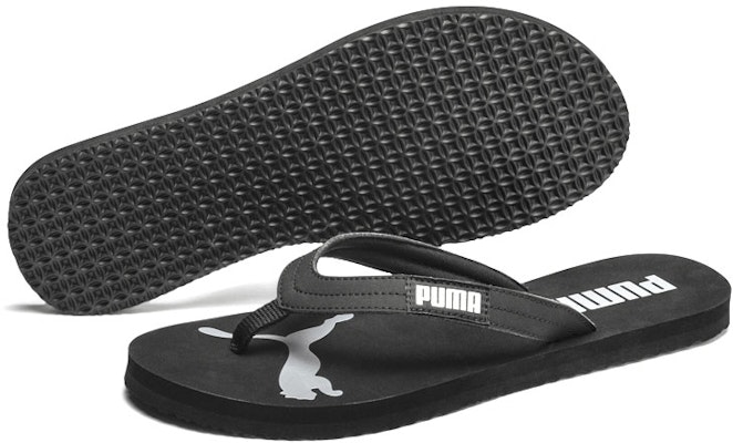 (Women) Puma Cozy Flip 'Black White' 370290-03 Lookbook (Women) Puma Cozy Flip 'Black White' 370290-03