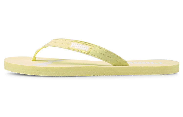 (Women) Puma Cozy Flip 'Soft Comfort Flat Heel Pale Yellow' 370290-10