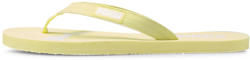 (Women) Puma Cozy Flip 'Soft Comfort Flat Heel Pale Yellow' 370290-10 (Women) Puma Cozy Flip 'Soft Comfort Flat Heel Pale Yellow' 370290-10