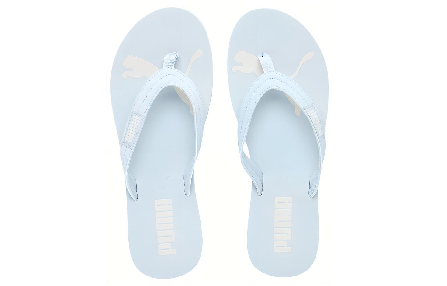 Lookbook (W) 푸마 코지 플립 샌들 블루 (Puma Cozy Flip Sandals Blue - most literal, under limit) 370290-01