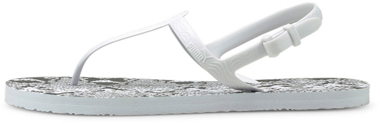 (Women) Puma Cozy Sandal 'Untamed - White Black' 375213-03 Buy (Women) Puma Cozy Sandal 'Untamed - White Black' 375213-03
