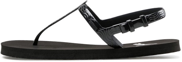 (Women) Puma Cozy Sandal Sandals Black 375212-01 (Women) Puma Cozy Sandal Sandals Black 375212-01