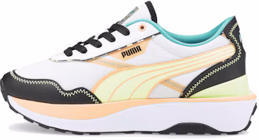 (Women) Puma Cruise Rider 'Rave - White Fizzy Melon' 383682-01 (Women) Puma Cruise Rider 'Rave - White Fizzy Melon' 383682-01
