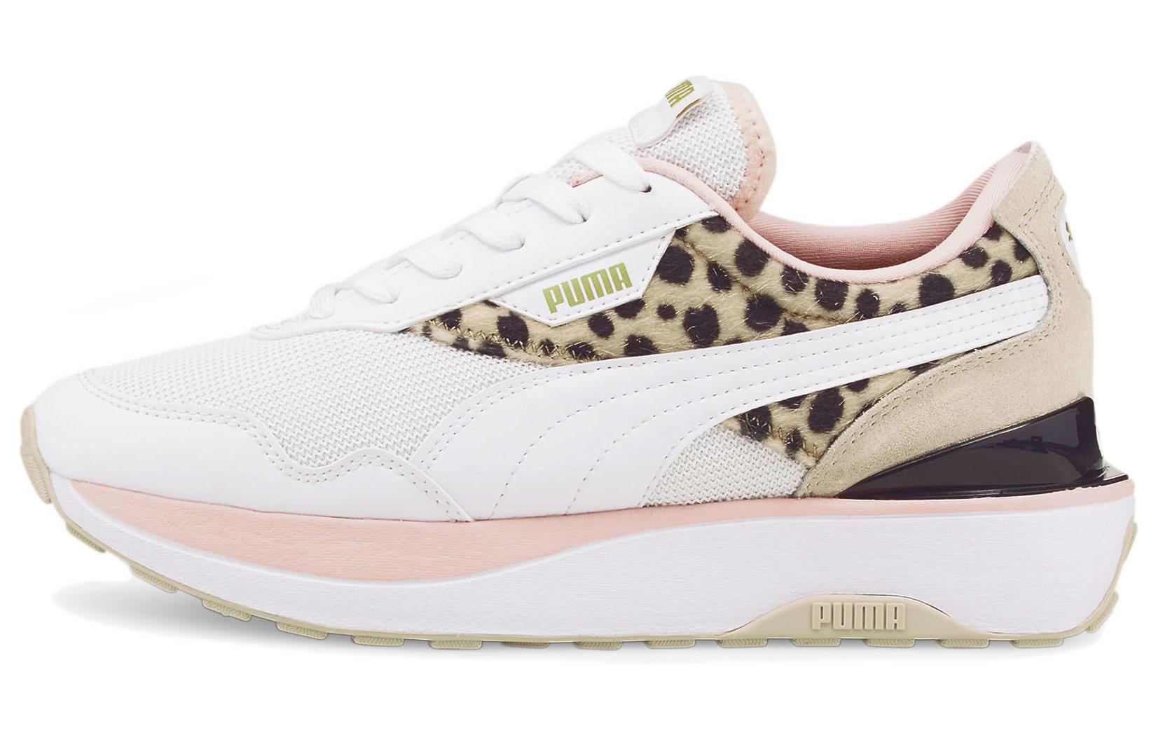 (Women) Puma Cruise Rider 'White Pink Leopard' 383988-01